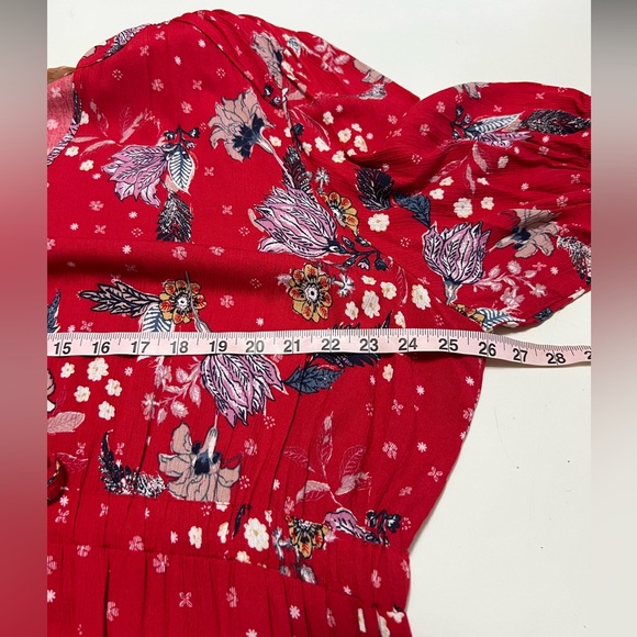 Nurture by Westbound Plus Sz 2X High-Low V-Neck Elbow Sleeve Shift Midi … - Picture 10 of 13